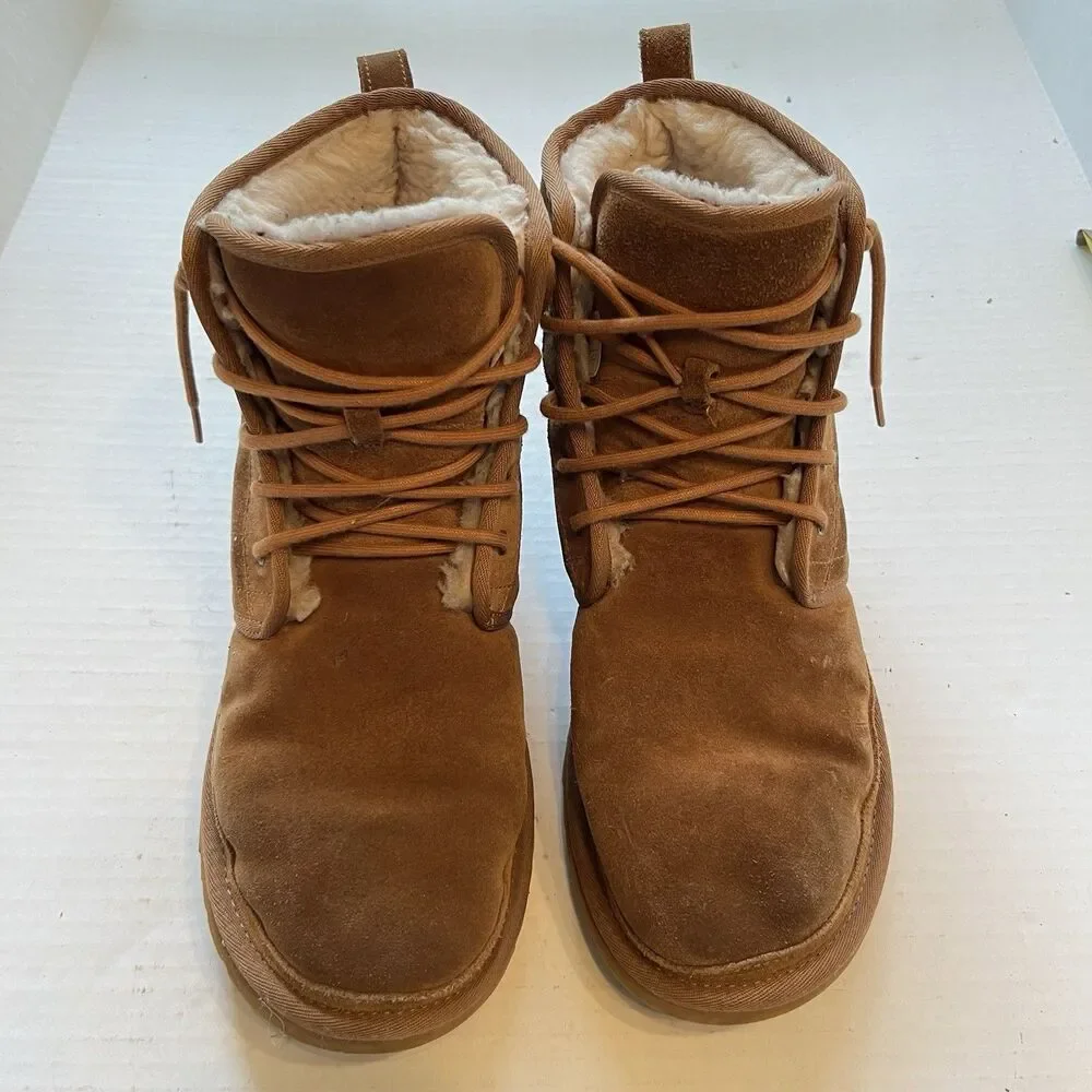 UGG Australia Harkley Winter Boots for Men Size US 11 Chestnut Cabincore Casual